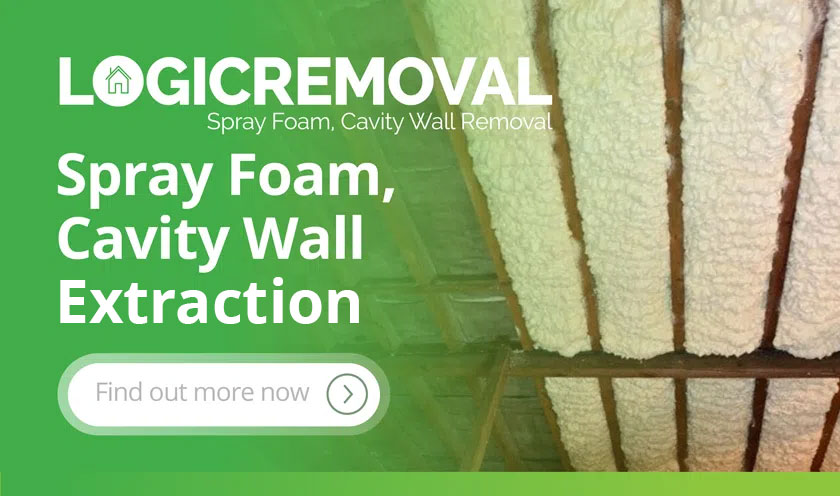 Logic Removal - Spray Foam Cavity Wall Extraction